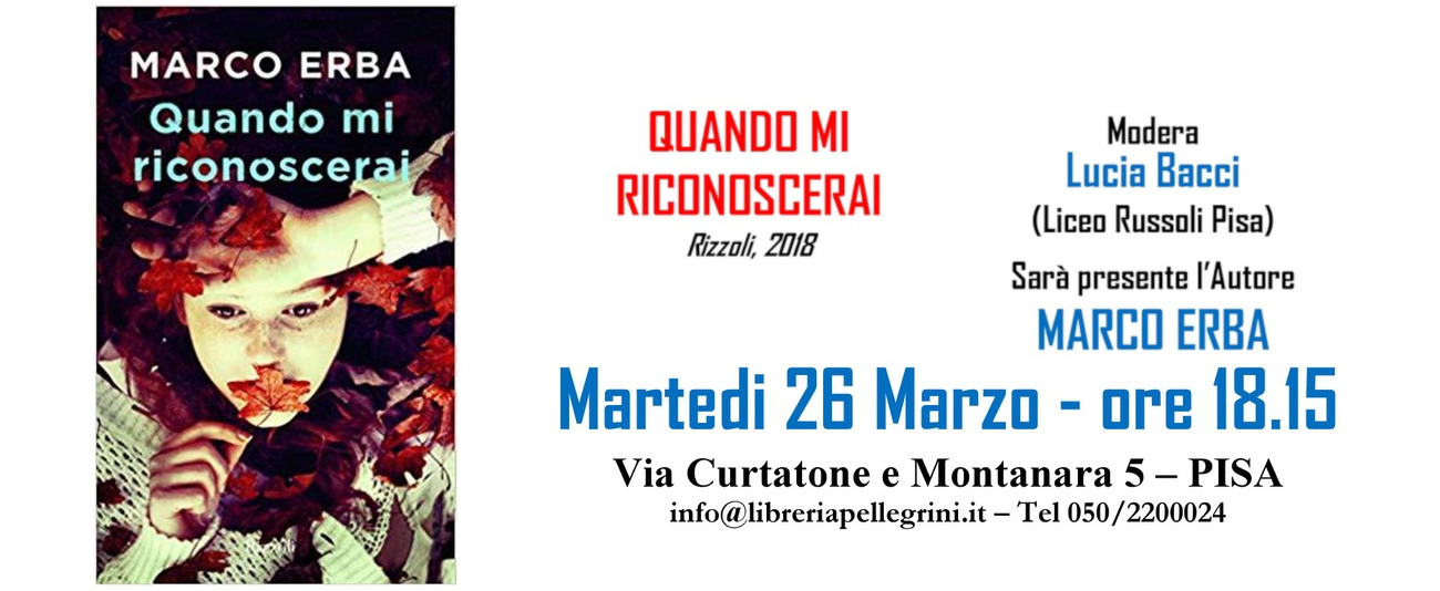 26 Marzo – Marco Erba @ Libreria Pellegrini